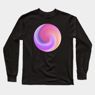 vibrant Abstract gradient Long Sleeve T-Shirt